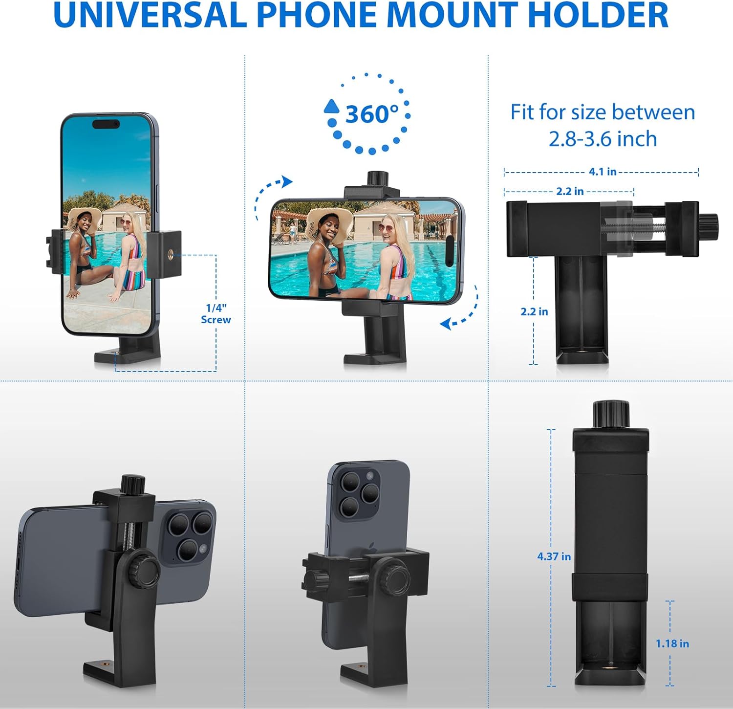 Thumbnail 6 de LINKCOOL Camera Tripod for Canon, Nikon and Sony – 65" Aluminium Stand with Detachable Head