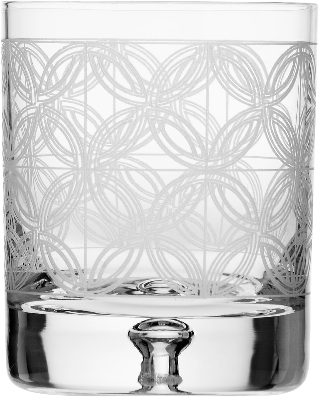 Detalle 2 de Krosno Saga – Set da 4 Bicchieri da whisky 250 ml in cristallo intagliato, Fatti a mano