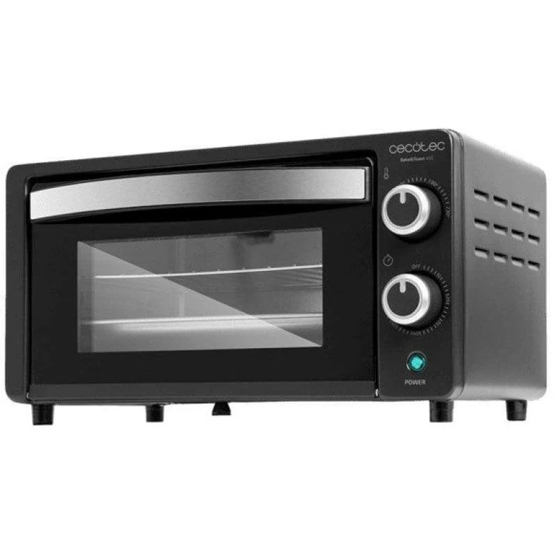 Detalle de Cecotec Bake&Toast 1090 Black: Horno de sobremesa 10 L y 1000 W para cocinas pequeñas