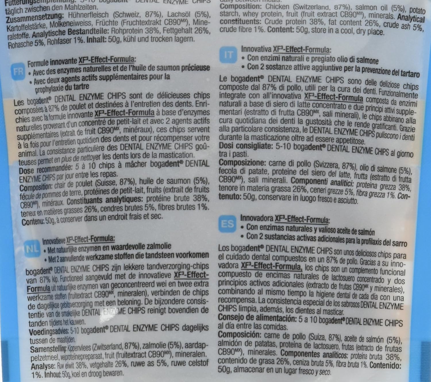Detalle 1 de Bogadent Dental Sticks per l’igiene dentale dei gatti: snack gustoso e funzionale per la prevenzione della placca