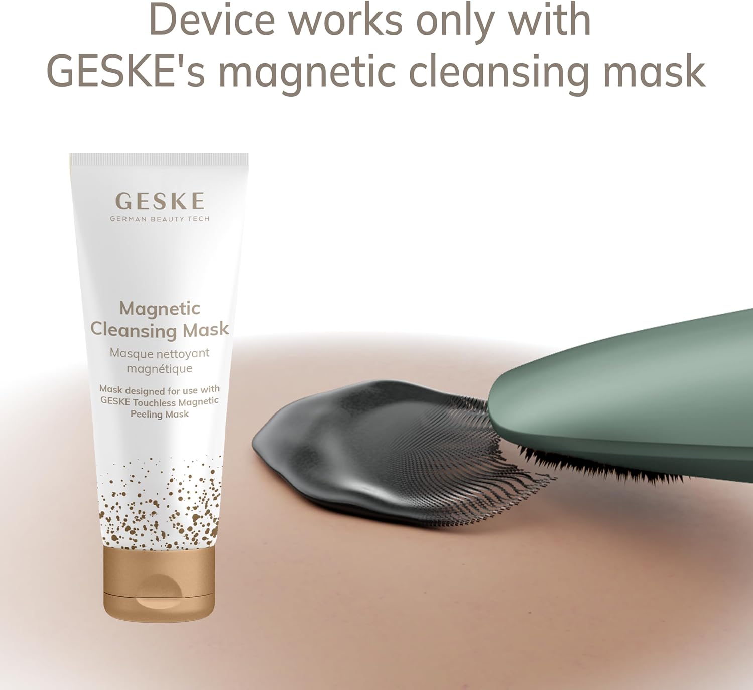 Detalle de GESKE Maschera peeling magnetica 5 in 1 SmartAppGuided