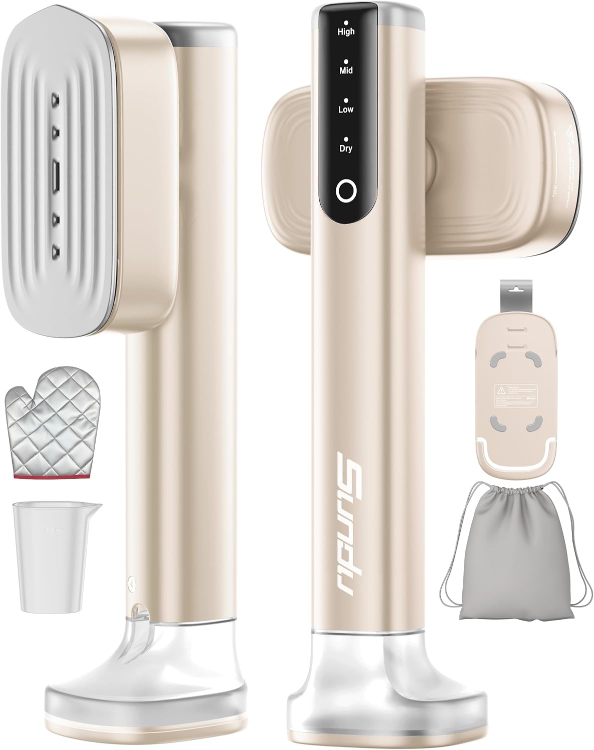 Detalle de Sundu 1005 2-in-1 Handheld Garment Steamer, 1200 W, 180 ml
