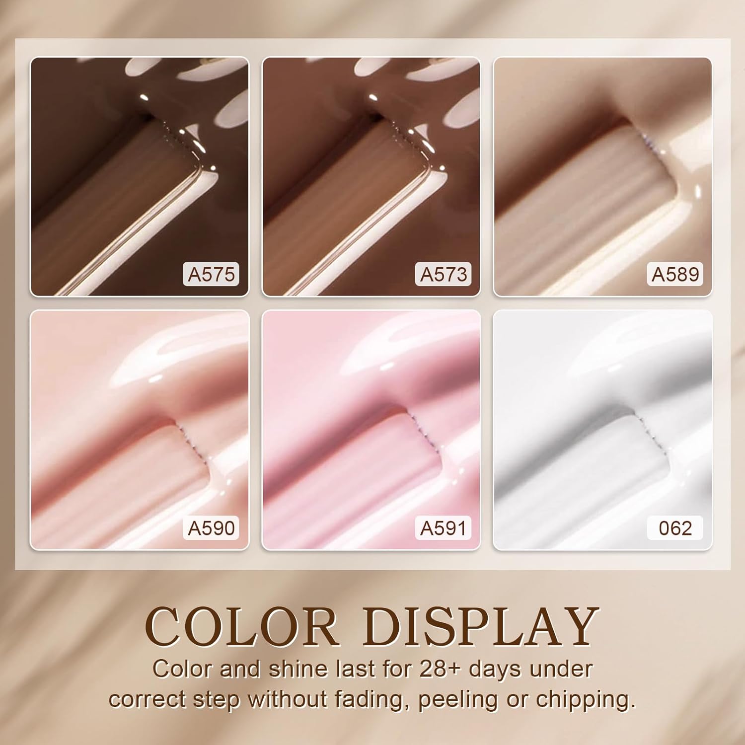 Thumbnail 1 de YSUVIN UV-Nagellack Rot – 6er-Set mit Soak-Off UV Gel Polish (8 ml je Farbe)