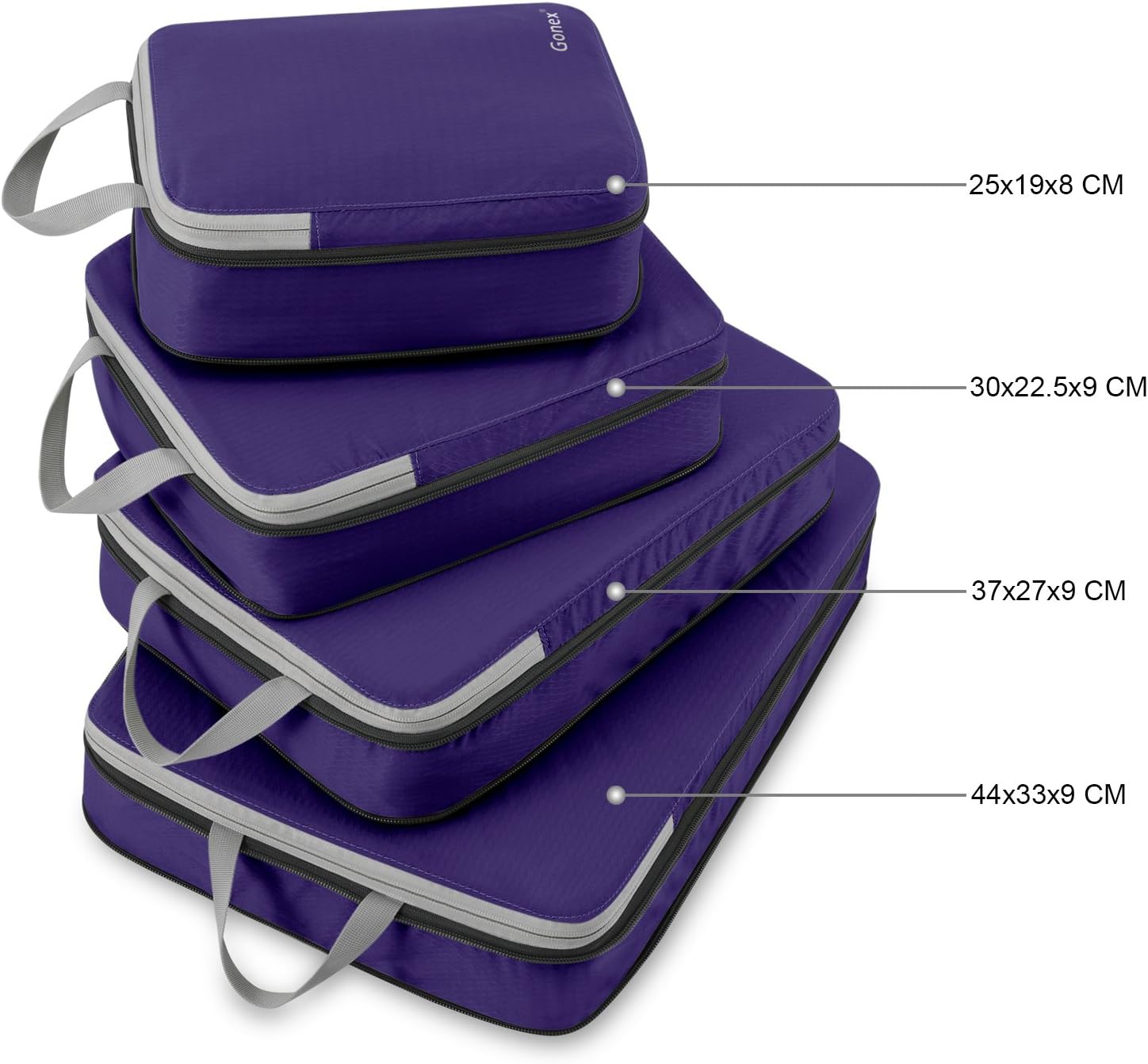 Thumbnail 2 de Gonex Compression Packing Cubes Set of 4