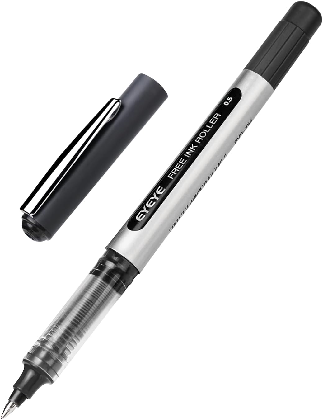 Thumbnail 2 de EYEYE Black Rollerball Pens 12 Pack – 0.7mm Medium Point, Quick-Dry Liquid Ink for Smooth Writing