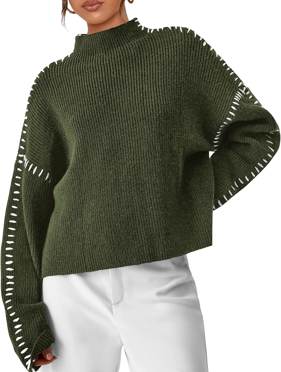 Detalle de PRETTYGARDEN 2026 Chunky Knit Sweater