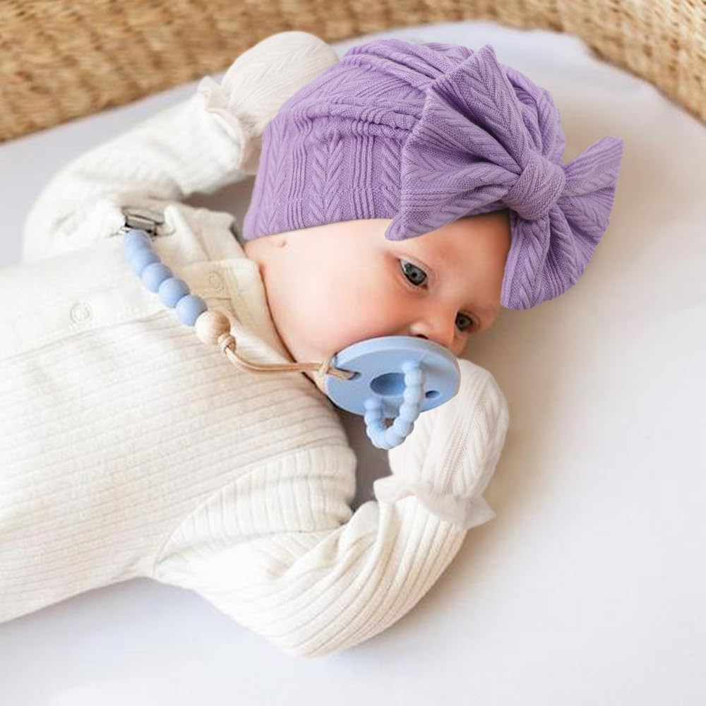 Thumbnail 5 de DRESHOW Newborn Baby Hat Soft Stretchy Turban