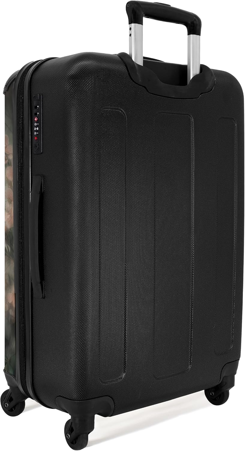 Thumbnail 2 de NoBoringSuitcases.com Valigia Grande - 72 L, 20 kg, ABS con policarbonato e serratura TSA (rosa Panda)