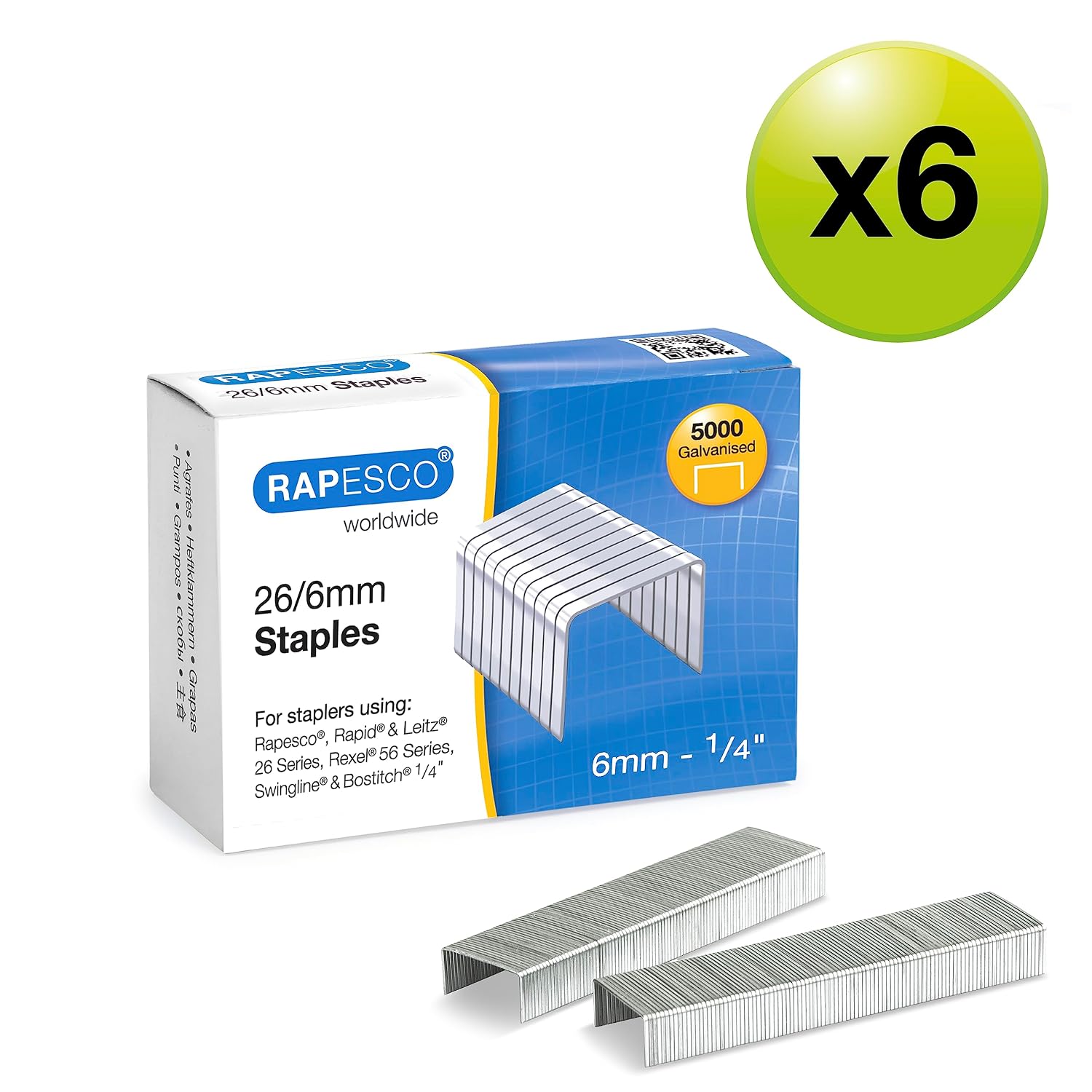 Detalle 2 de RAPESCO 1735 Business Pack 26/6mm staples