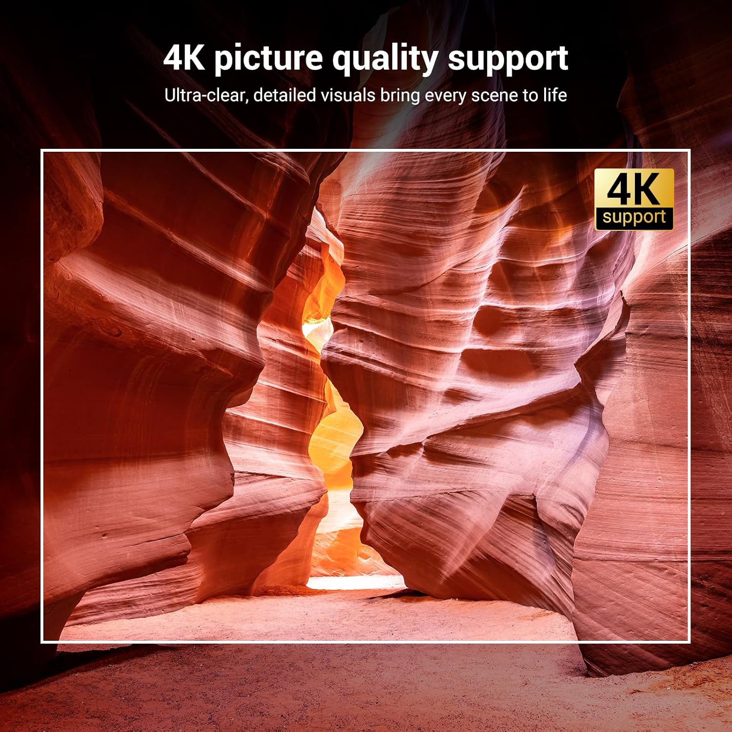 Detalle 1 de HAPPRUN H11 Projecteur Bluetooth 1080P