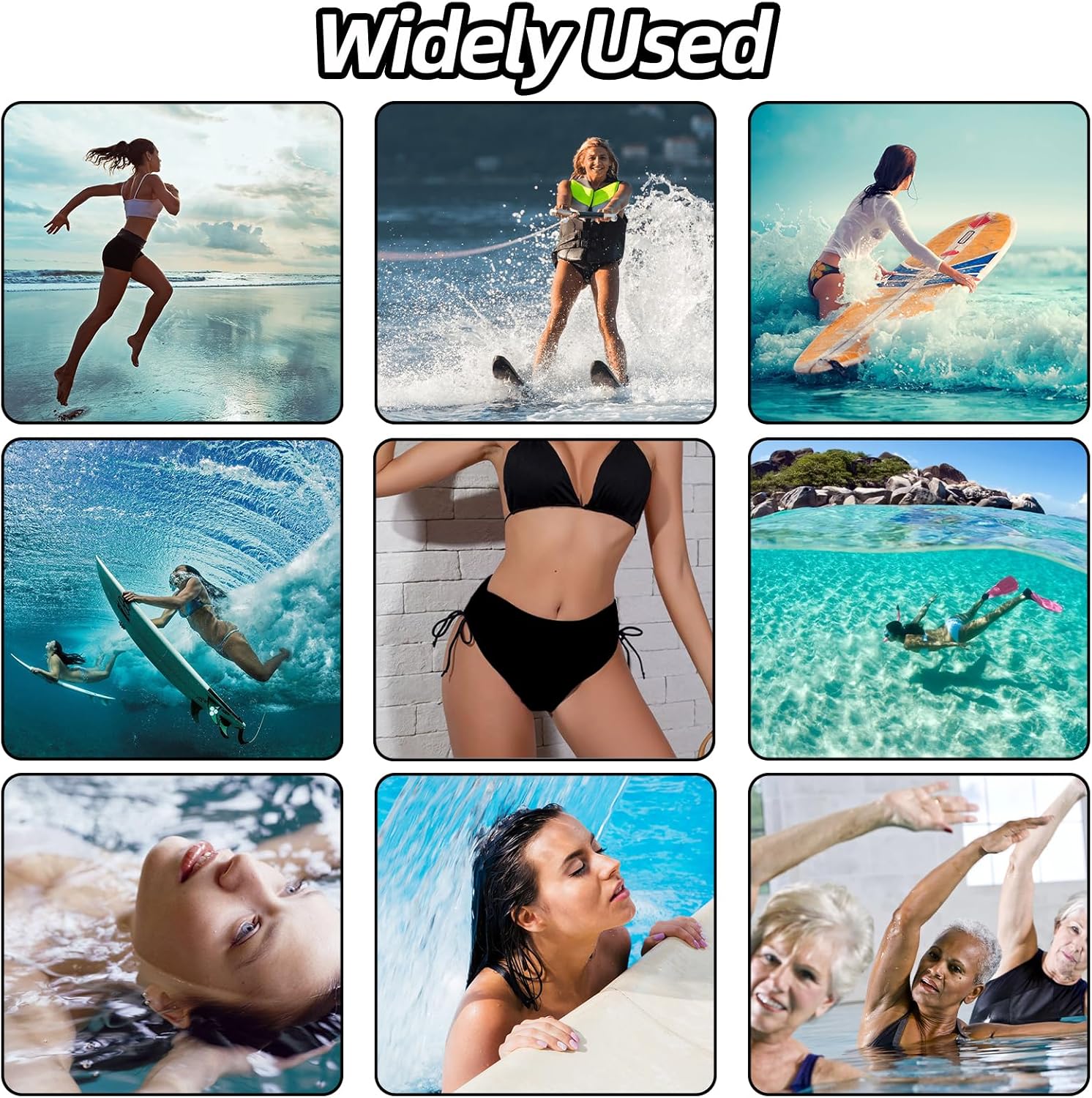 Thumbnail 5 de BIOECEUA Period Pants for Women Swimming – high waisted 4-ply leakproof bikini-style menstrual swim shorts