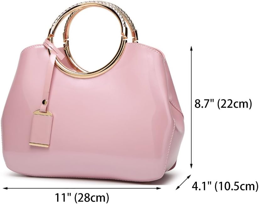 Thumbnail 3 de DEERWORD Donna Borse a Mano Borsa a Spalla Elegant… 5376: design femminile e antifurto in PU
