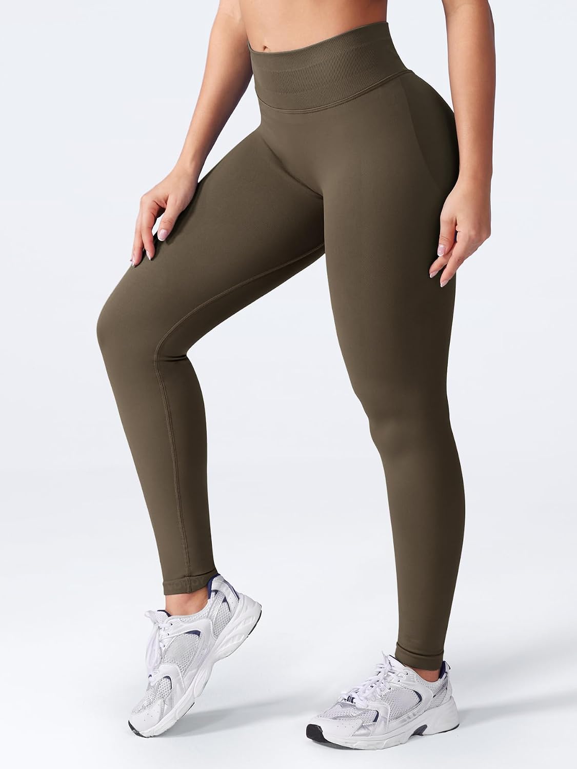 Detalle de VOYJOY Workout Leggings with 25.6-Inch Inseam