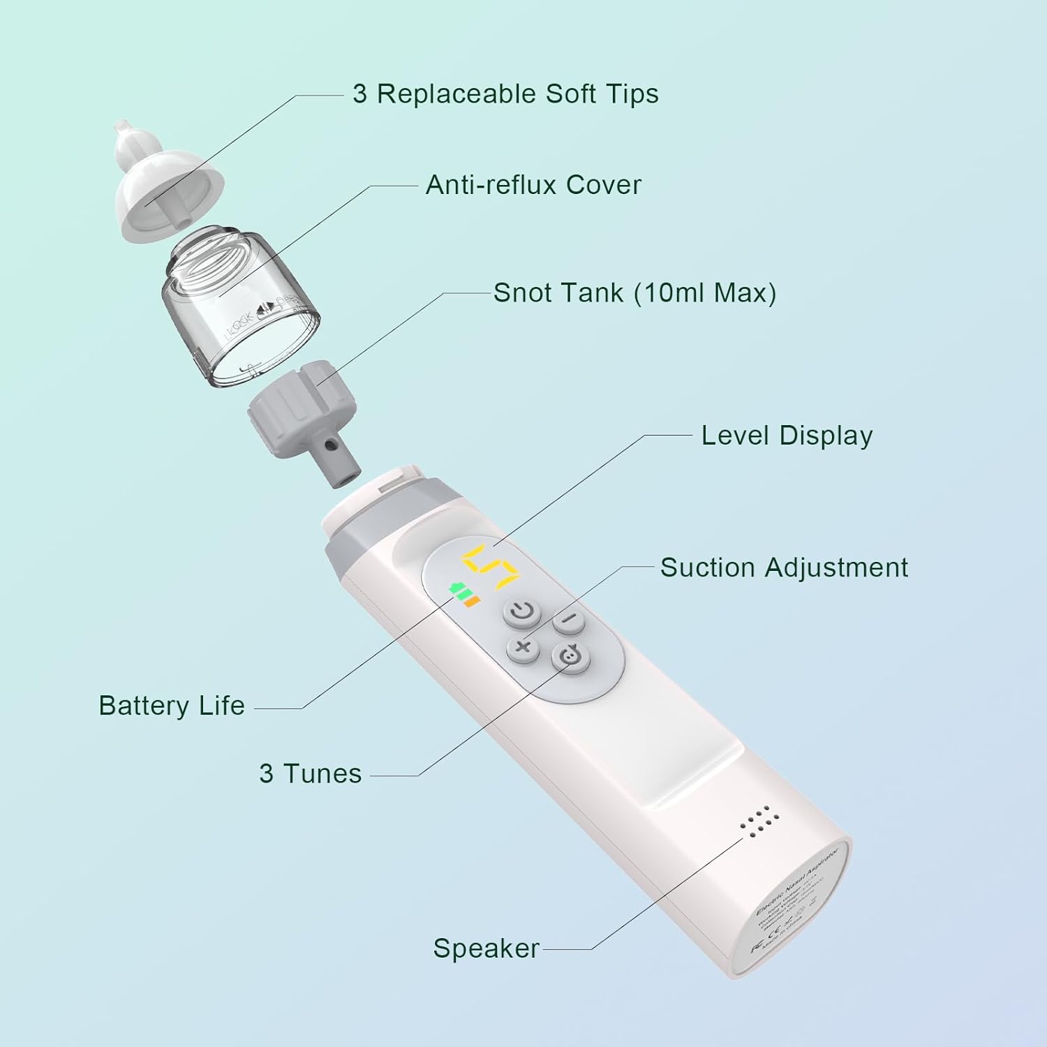 Thumbnail 6 de Nasal Aspirator Pro for Baby Electric nasal cleaner