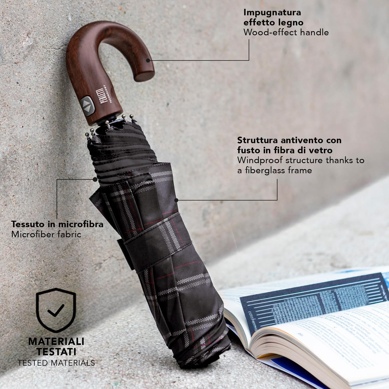 Thumbnail 2 de PERLETTI Ombrello pieghevole 104 cm ☂