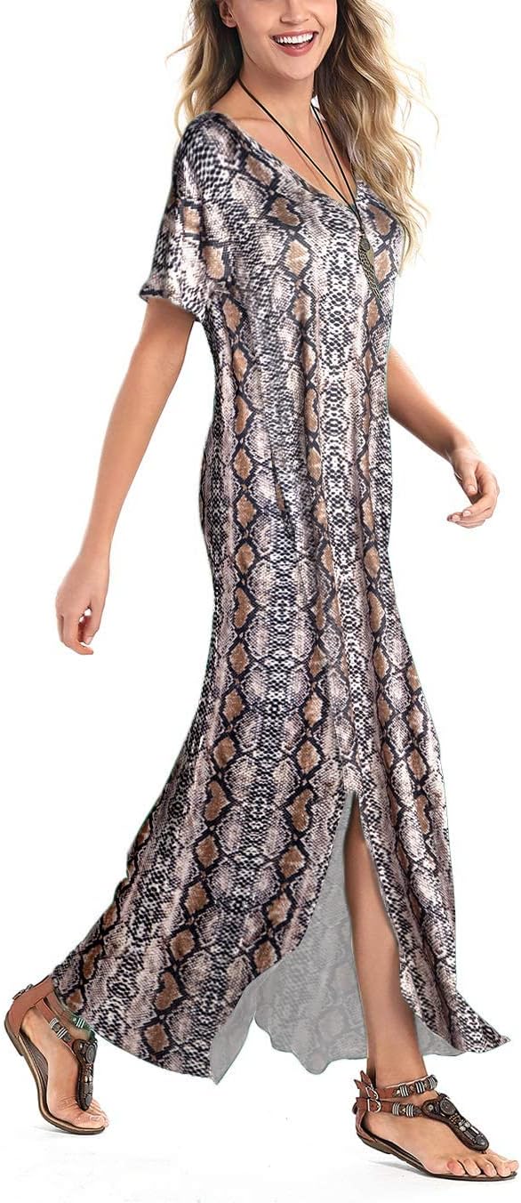 Detalle de Arolina Women's Summer Maxi Dress with Pockets