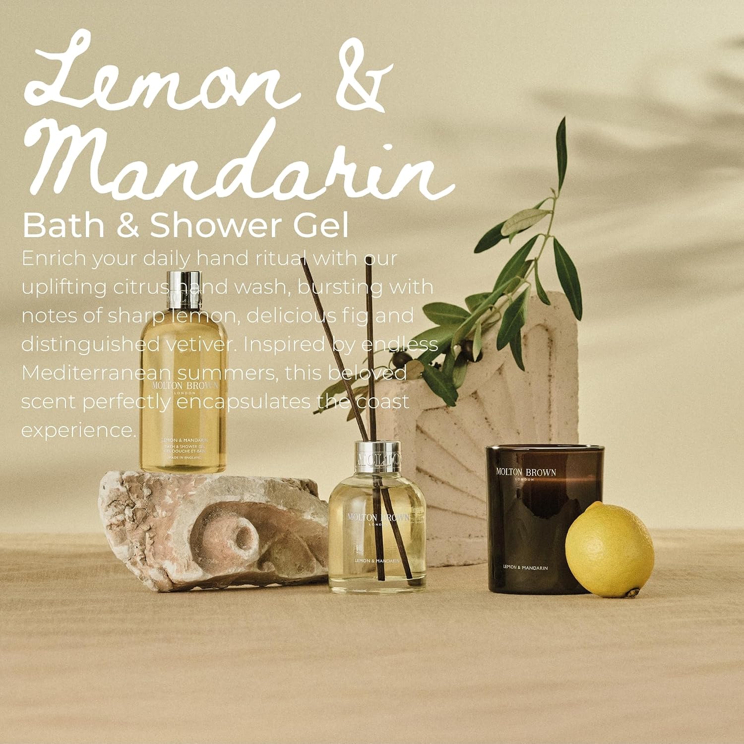 Detalle de Molton Brown Aromatic & Citrus coffret cadeau pour les mains – 2 savons 300 ml