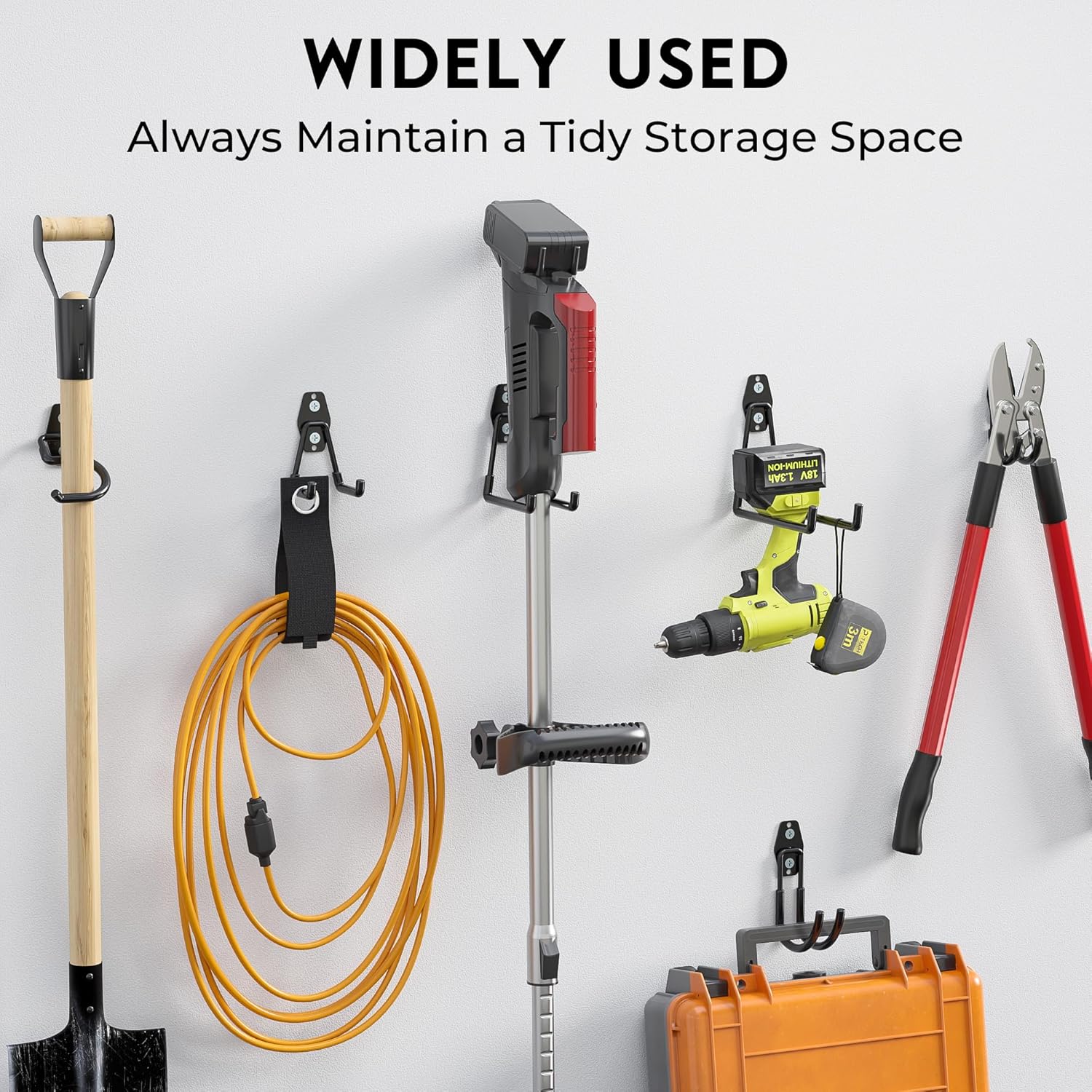 Detalle de BONTEC 18-pack garage storage hooks