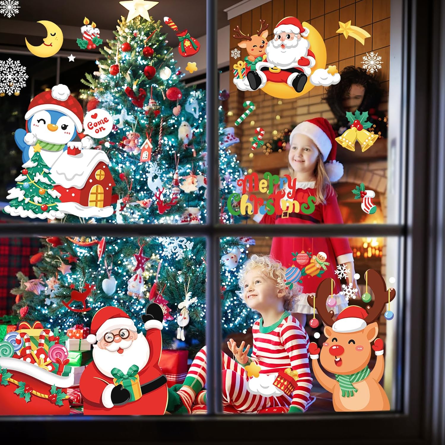 Thumbnail 5 de Wothfav Stickers fenêtre Saint Valentin 9 🪟