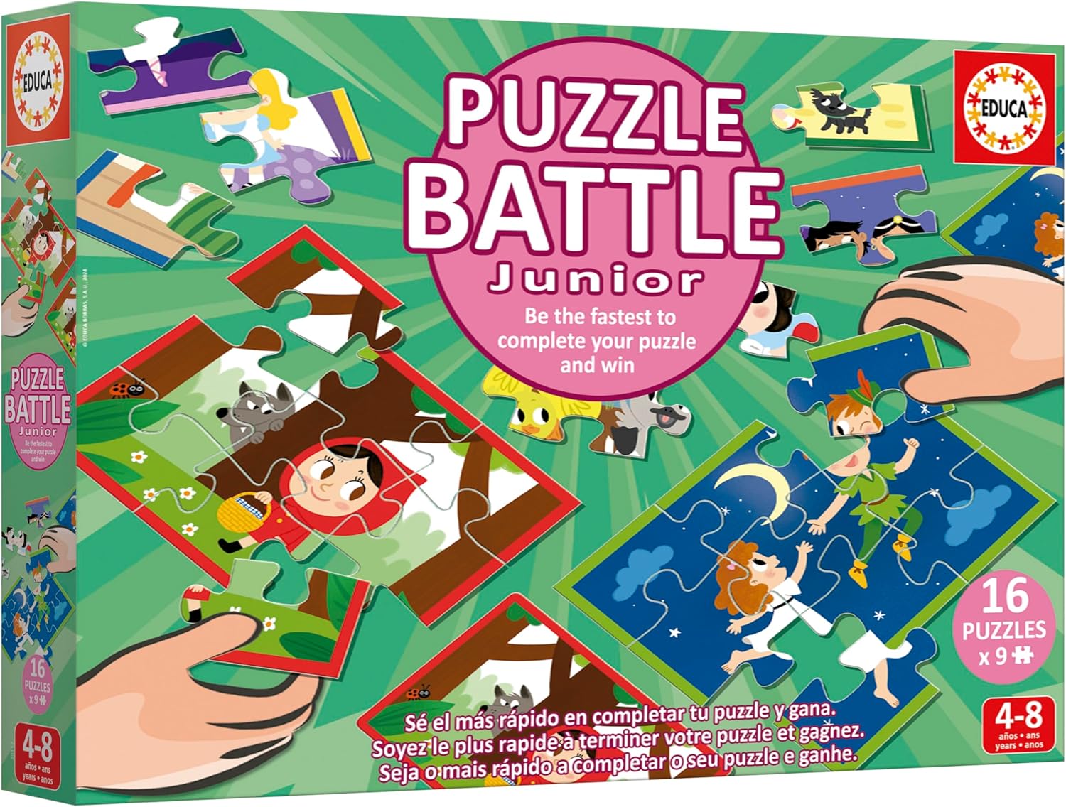 Thumbnail 3 de Educa Puzzle Battle Stories (20117) da 4 anni in su