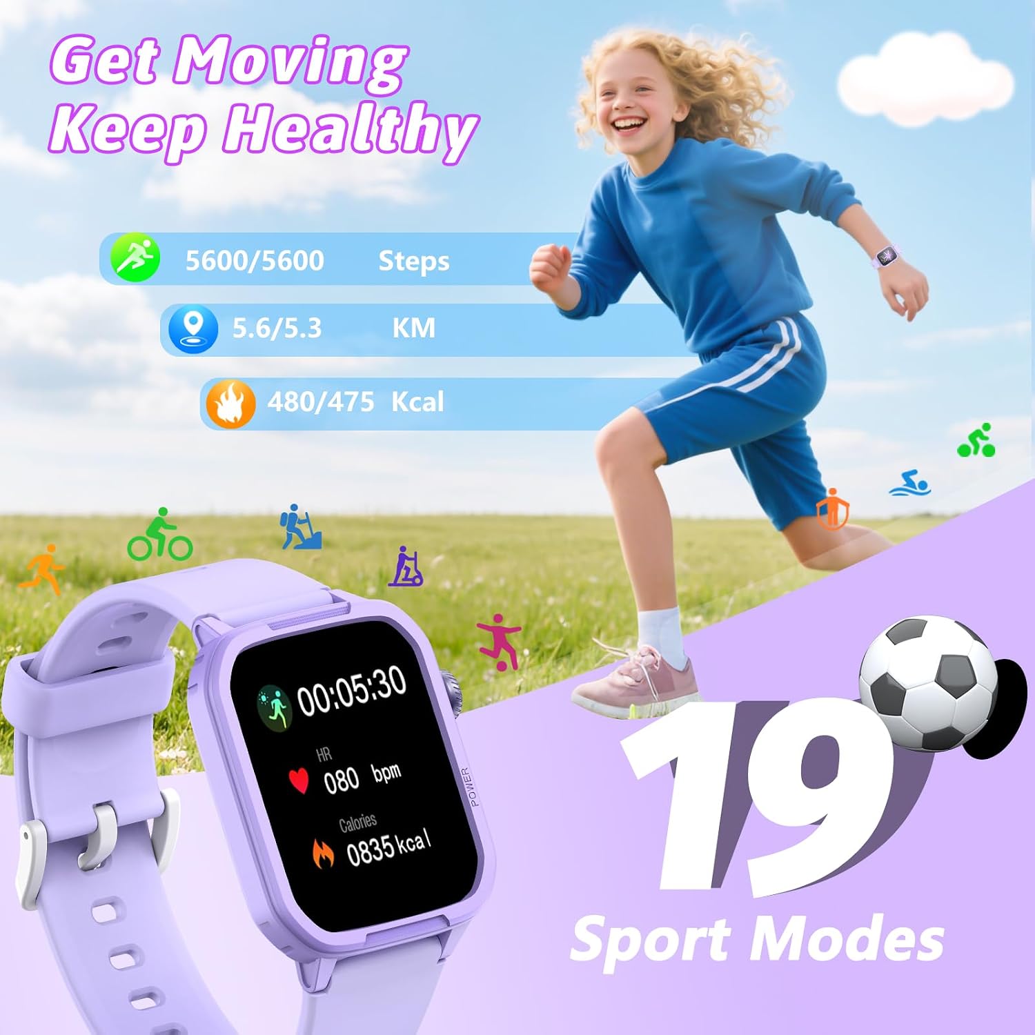 Thumbnail 3 de Kids Smart Watch ModaWin 19 modes