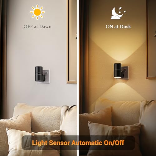 Thumbnail 2 de JandCase Night Light Plug-in with Dusk-to-Dawn Sensor