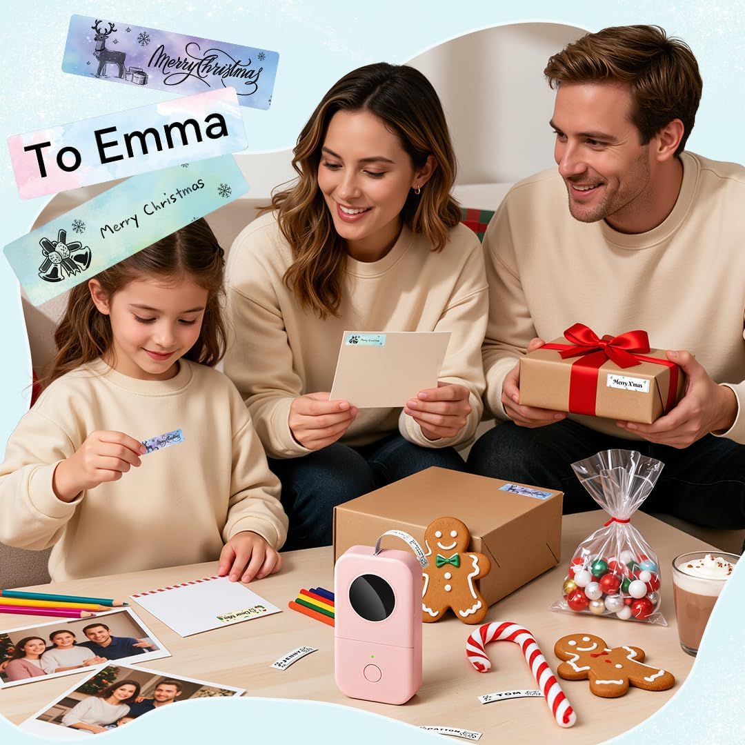 Thumbnail 2 de Phomemo D30 Label Maker: Compact Bluetooth Printer for Home, Classroom, and Small Office