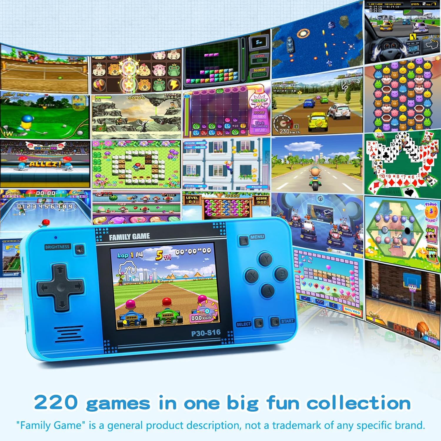 Thumbnail 1 de P30S handheld game console 3.0-inch