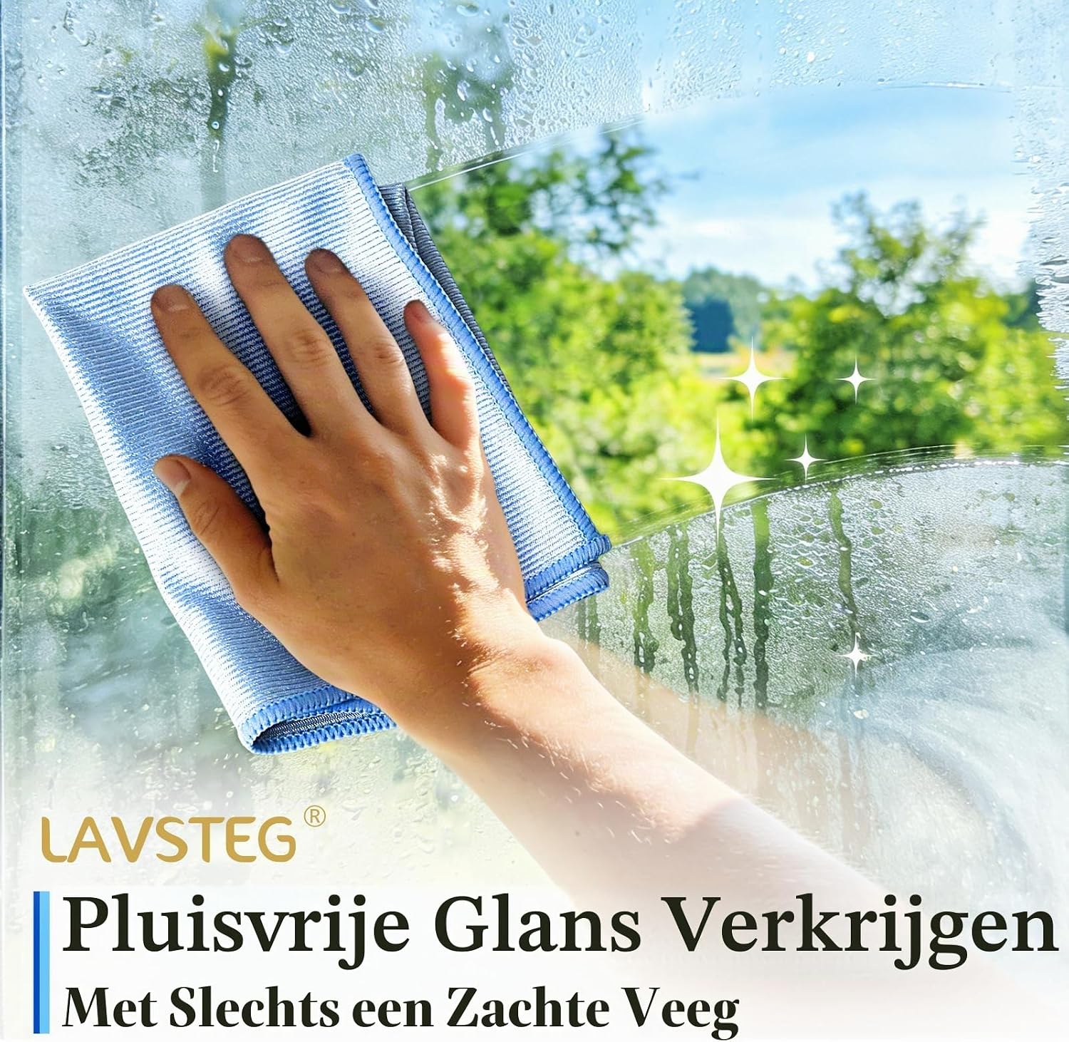 Thumbnail 3 de LAVSTEG LFST-CS-LAN-6pcs glasdoeken, 6 stuks, 30 x 30 cm, pluisvrij