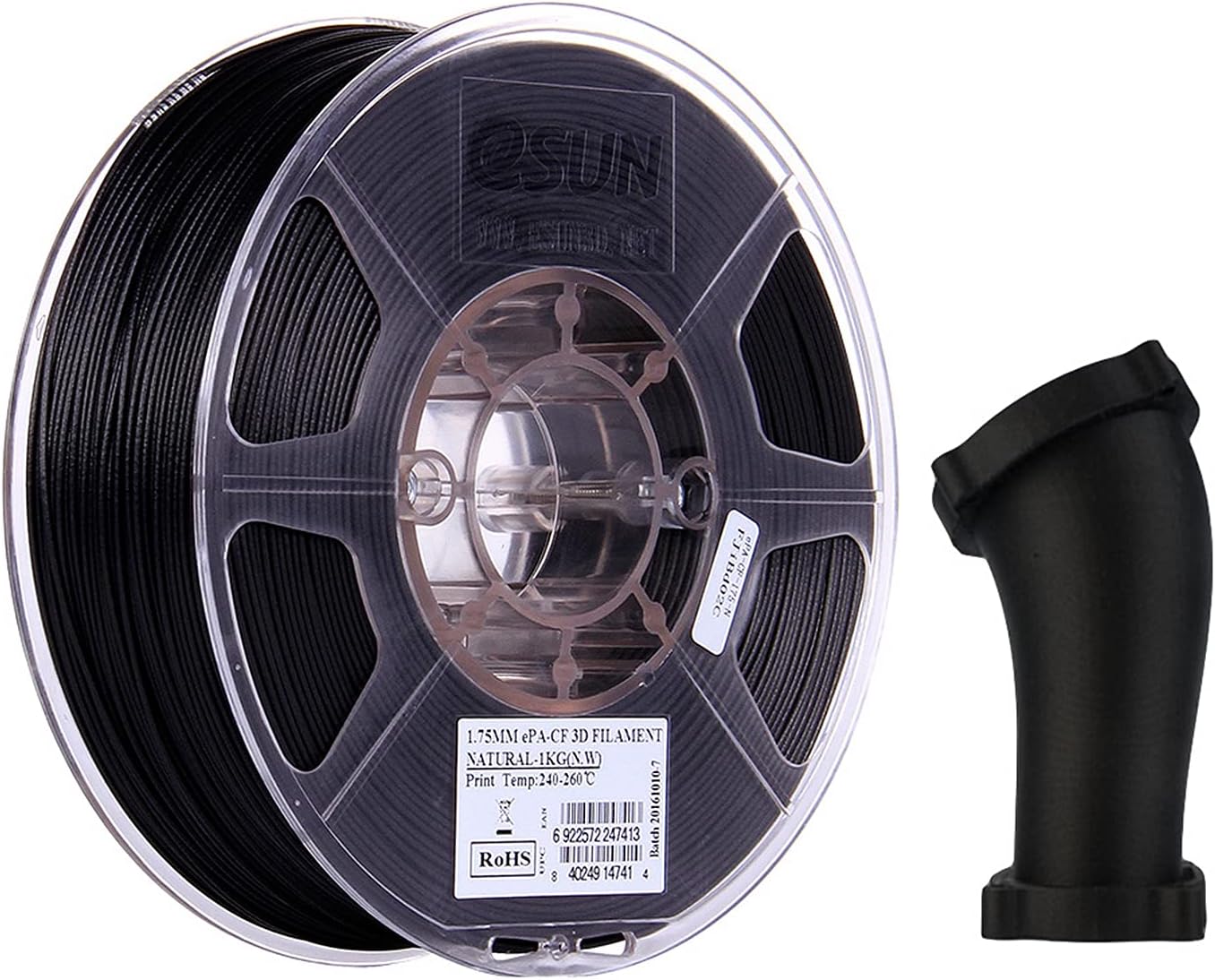 Thumbnail 4 de eSUN ASA+ filament do drukarki 3D, 1,75 mm, szary, odporny na warunki atmosferyczne