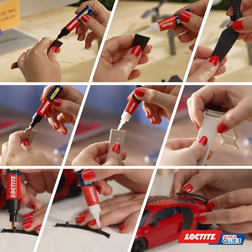 Thumbnail 8 de Loctite Super Glue-3 Plásticos: pegamento instantáneo transparente para PP, PE y PTFE (2 g/4 ml)