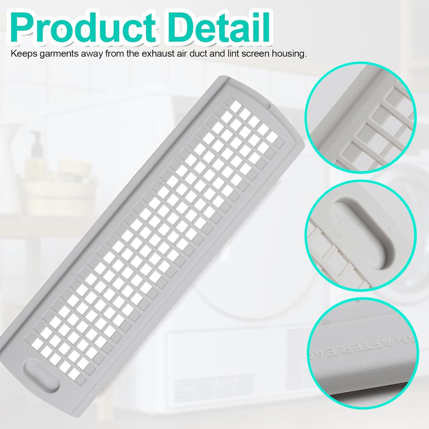 Detalle de WE01X25914 Dryer Lint Filter Grid