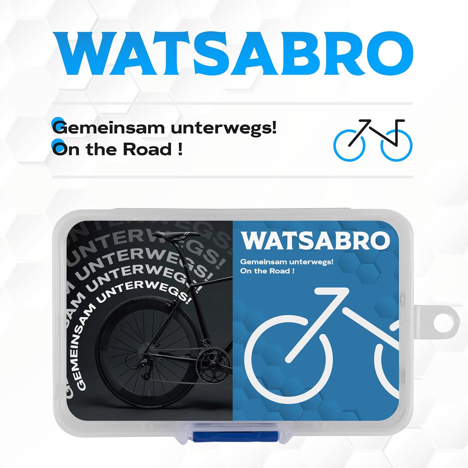 Thumbnail 6 de WATSABRO Fahrradventil Adapter Set – Universelle Adapterlösung für AV, SV und DV mit praktischer Aufbewahrungsbox