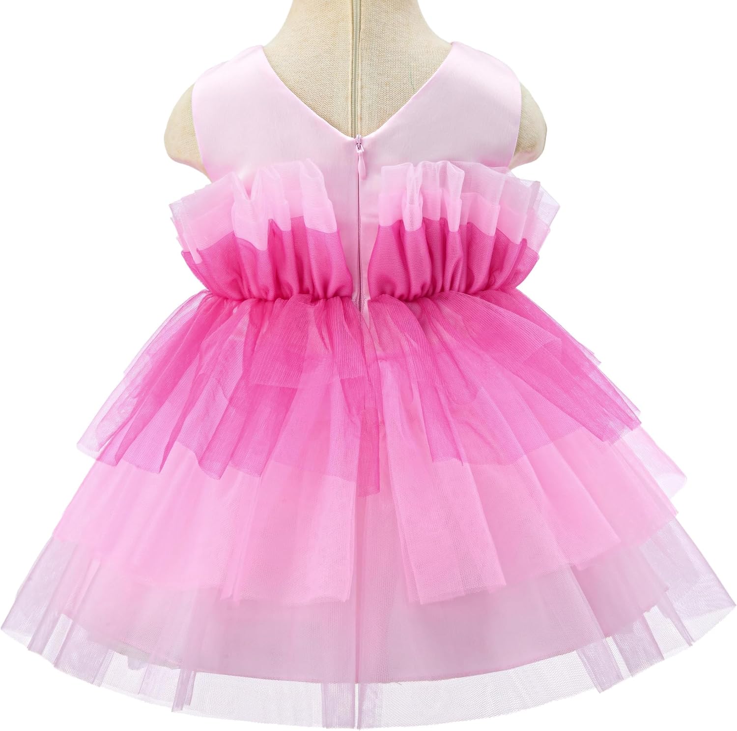 Detalle 2 de Bow Dream Flower Girl Dress Tulle