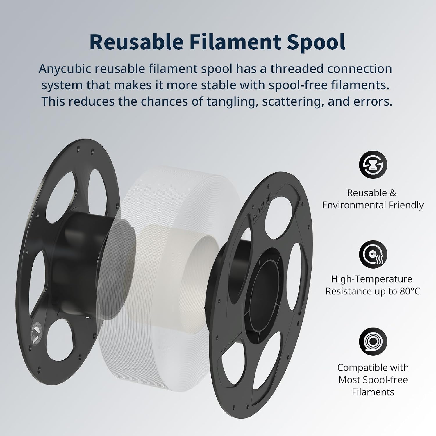 Thumbnail 6 de ANYCUBIC PLA 3D printer filament, 4 kg