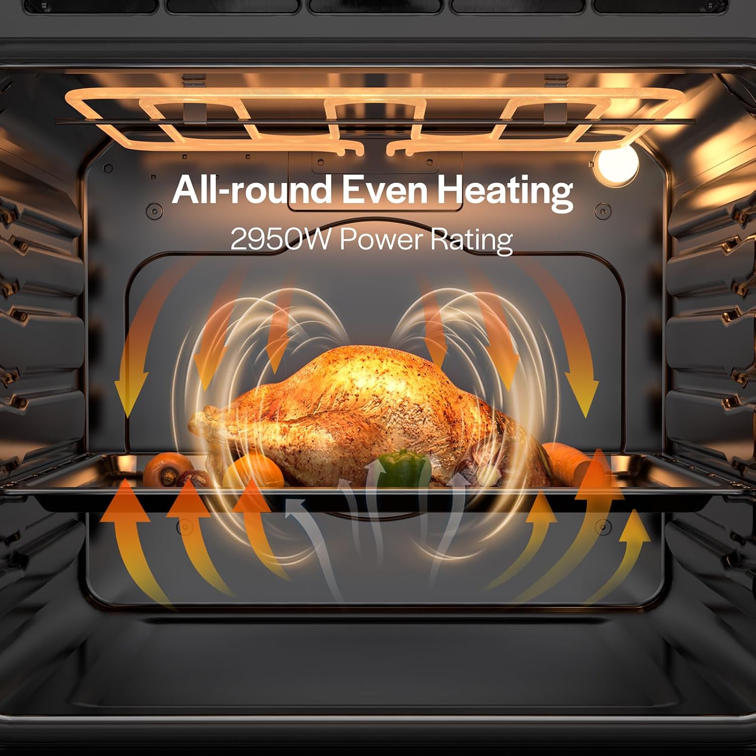 Thumbnail 3 de Empava 24-Inch Built-In Electric Wall Oven, 2.5 Cu. Ft., 4 Cooking Modes