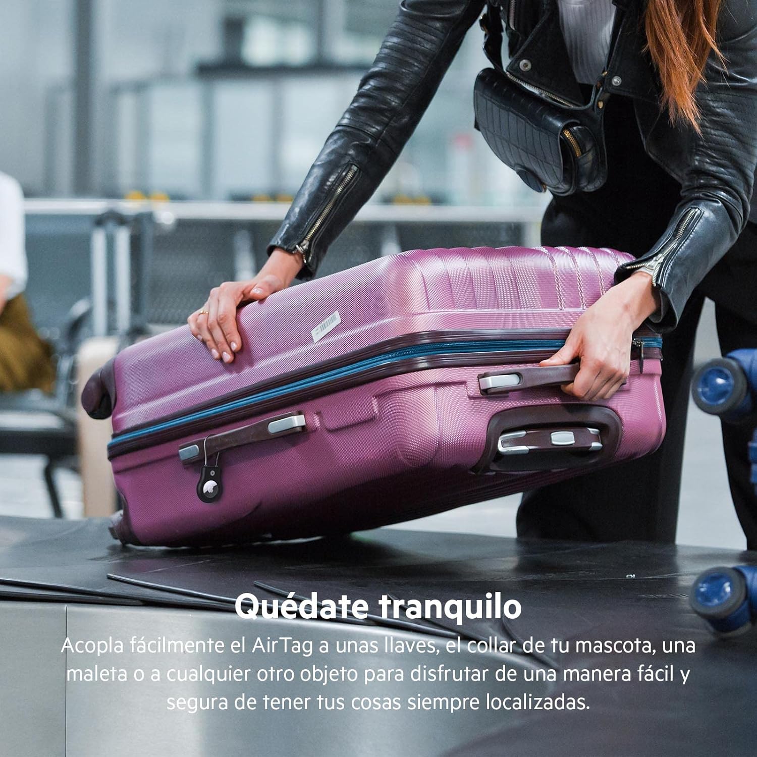 Detalle de Belkin Funda Secure Holder para AirTag Negro