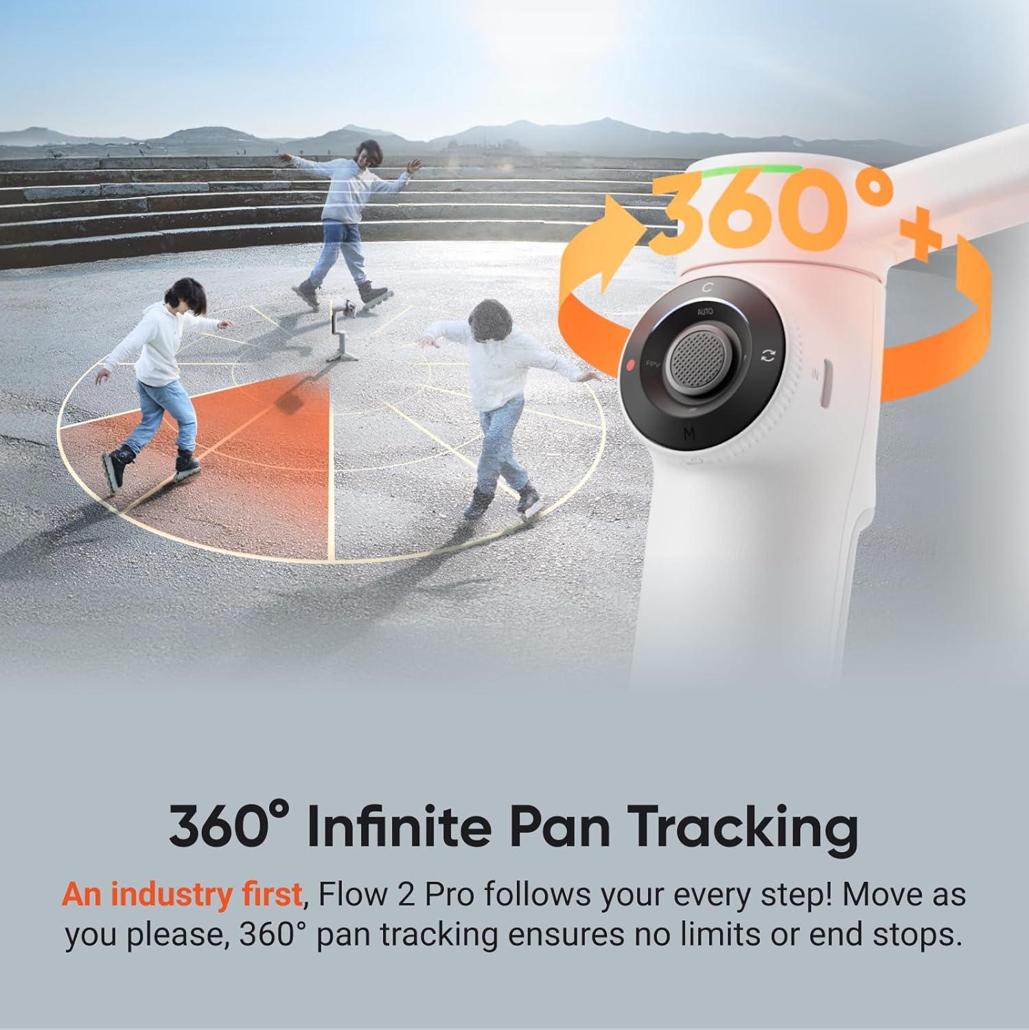 Detalle 2 de Insta360 Flow 2 Pro White 10h battery