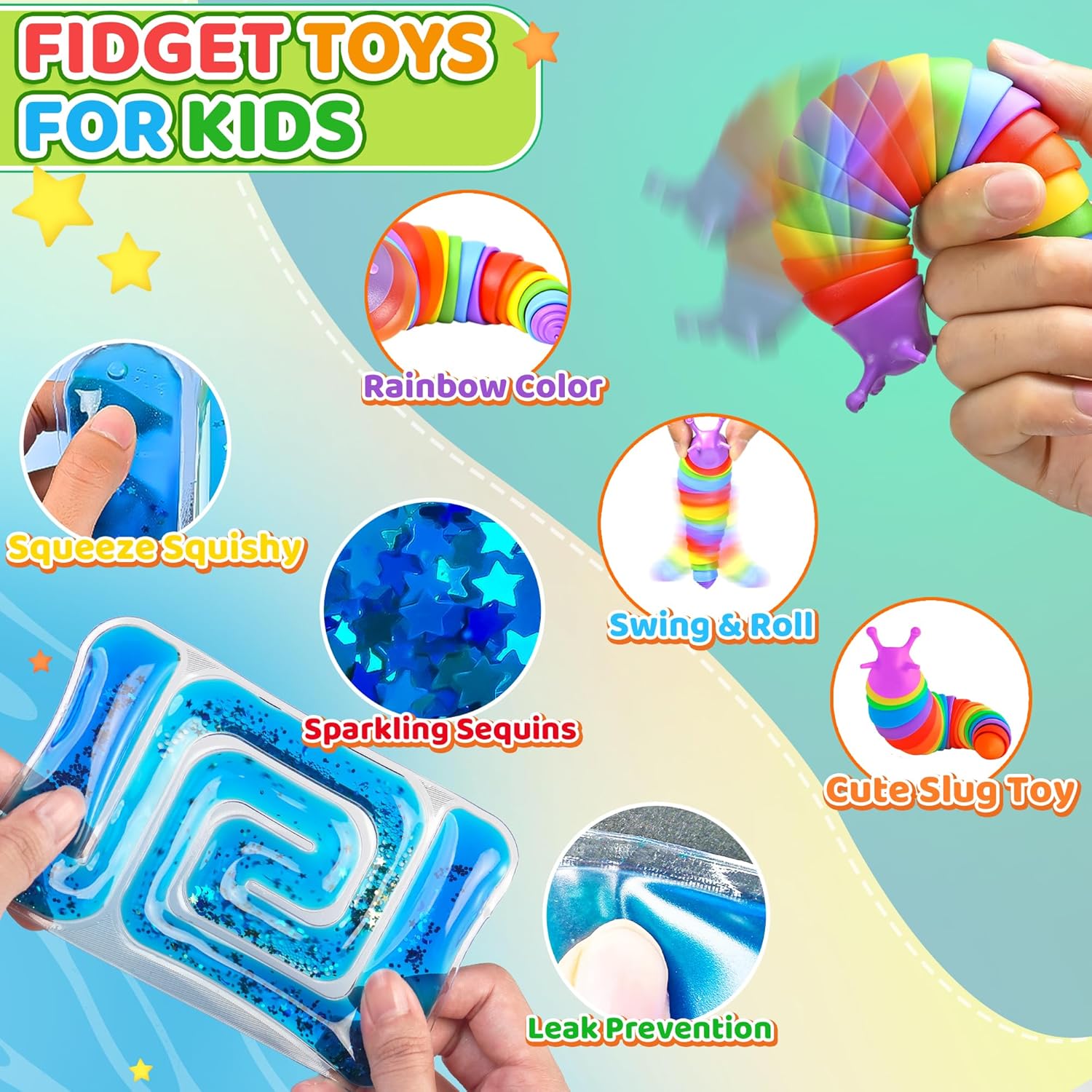 Thumbnail 2 de Sensory Autism Fidget Toys 6-Pack