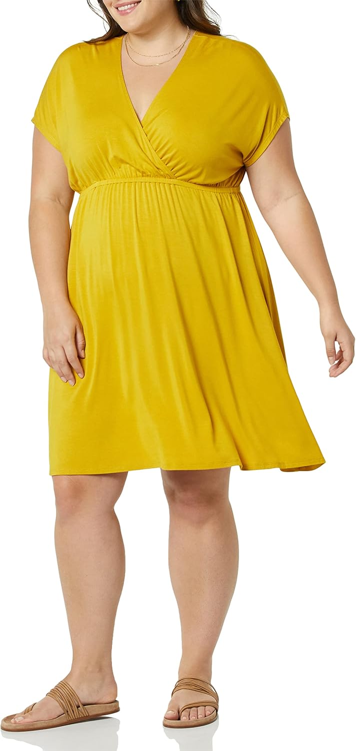 Thumbnail 5 de Amazon Essentials Damen Surplice-Kleid (in Übergröße) aus LENZING ECOVERO Viskose-Mix