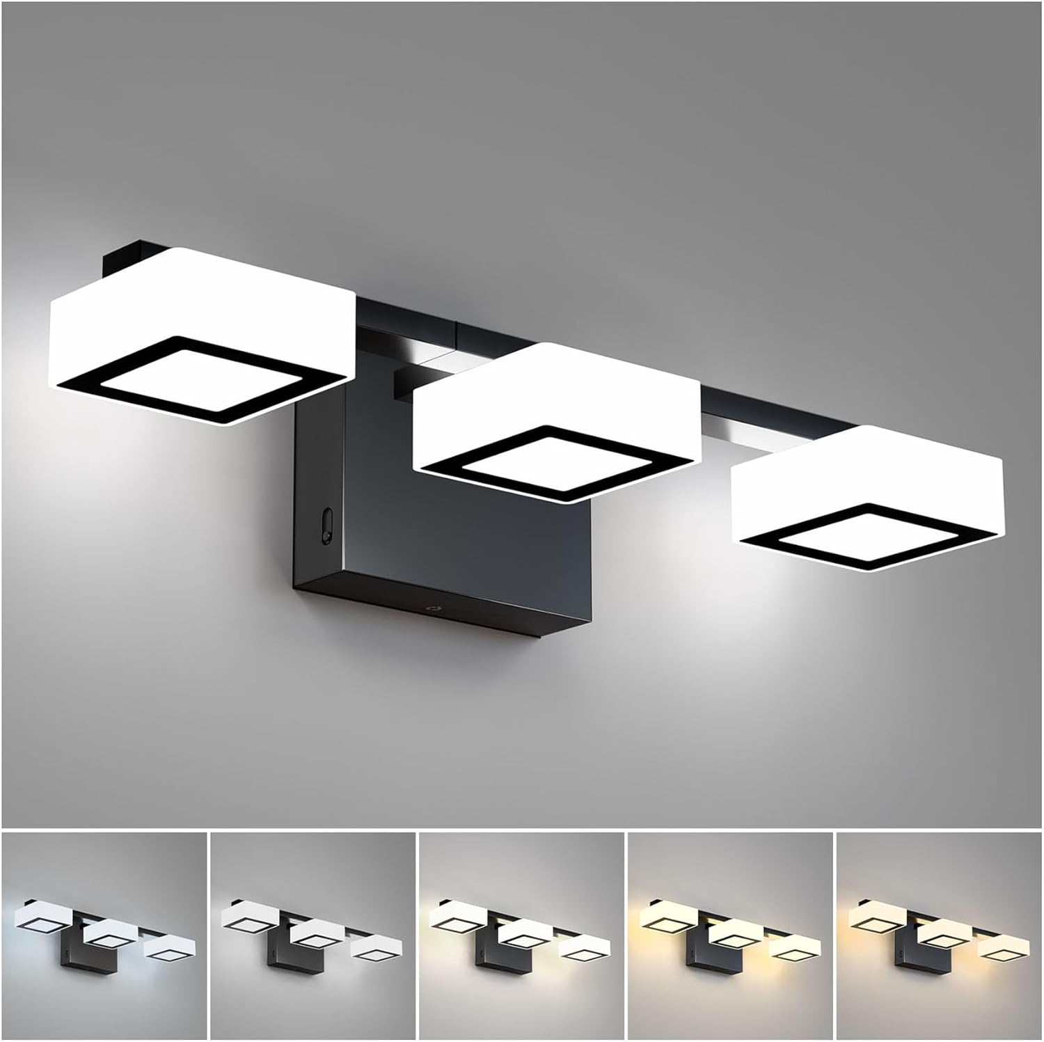 LED Modern 3-Light Vanity 18 Inch