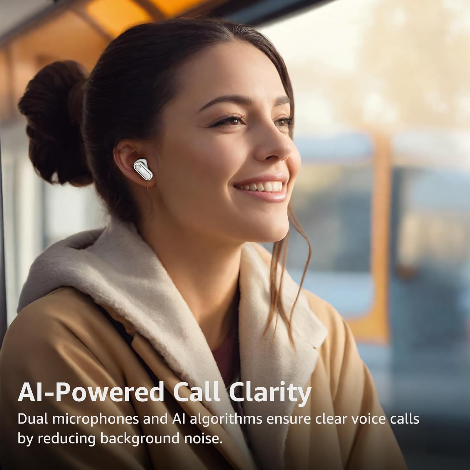 Detalle de TOZO Crystal Pods Cuffie Bluetooth 5.4 35 ore