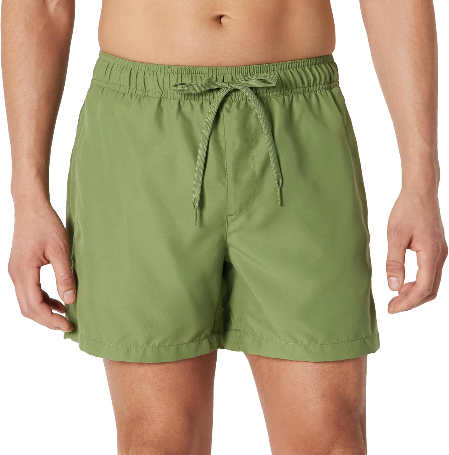 Detalle de Amazon Essentials Men's Swimming Trunks with Mesh Lining, Pockets & Drawstring Closure