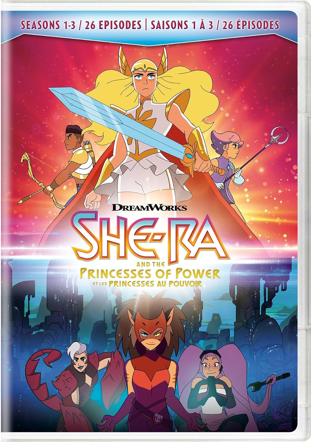 Detalle de She-Ra and the Princesses of Power: Seasons 1-3 DVD, Bilingual, 4-Disc Set