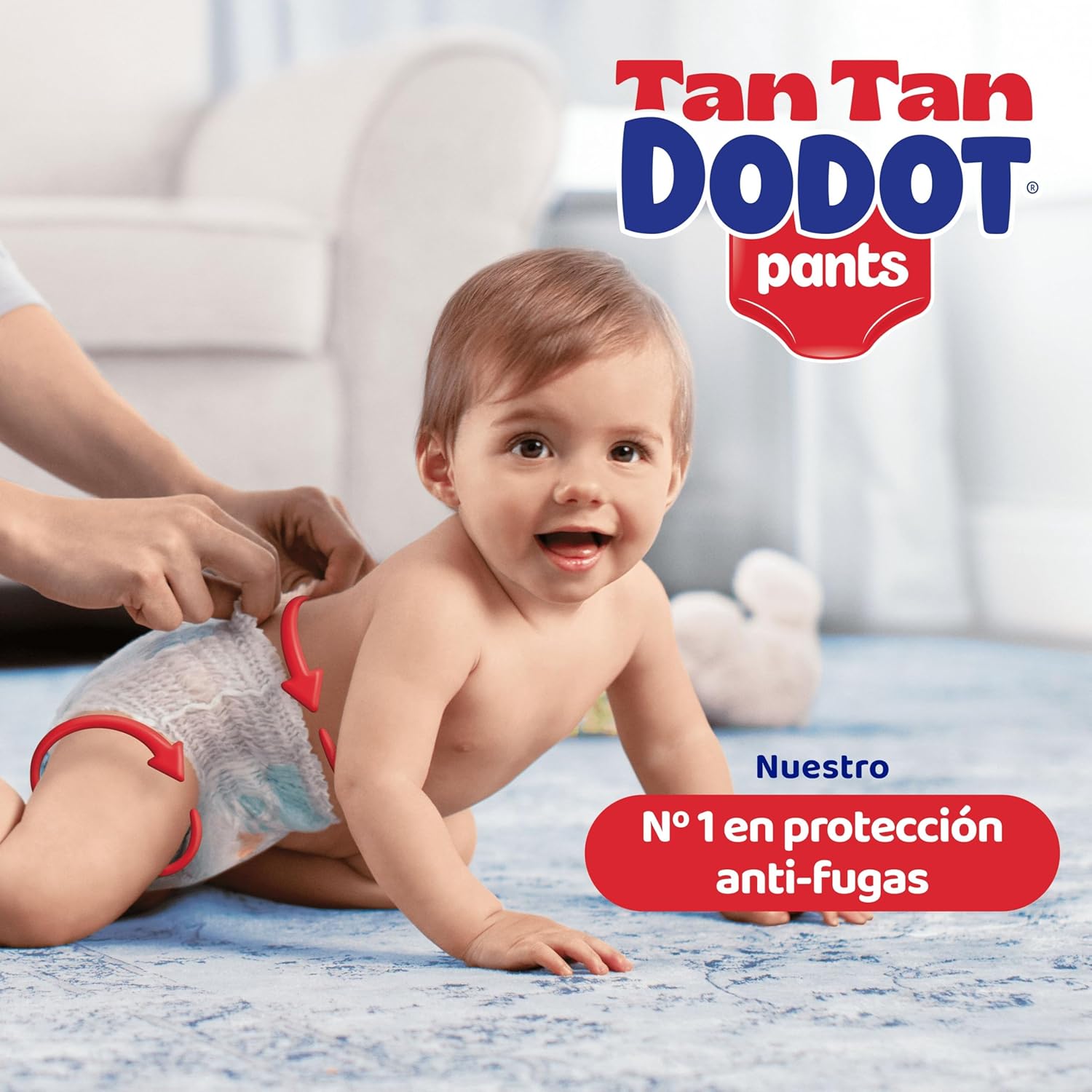 Detalle 2 de Dodot Activity Pants Talla 6, 70 Pañales 🍼 Sin Fugas