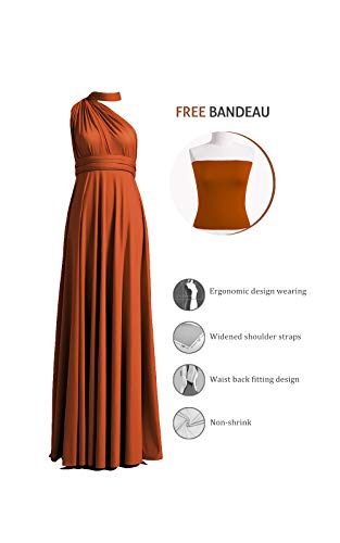 Thumbnail 2 de 72styles Infinity Brautjungfernkleider – Wickelkleid lang, One-Size und Übergröße