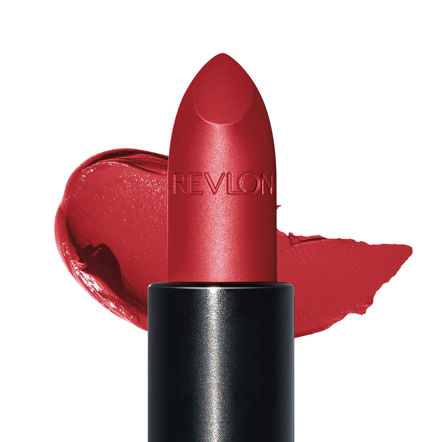 Detalle 2 de REVLON Super Lustrous The Luscious Mattes Lippenstift 026 Getting Serious (4,2 g) mit cremiger, pflegender Formel