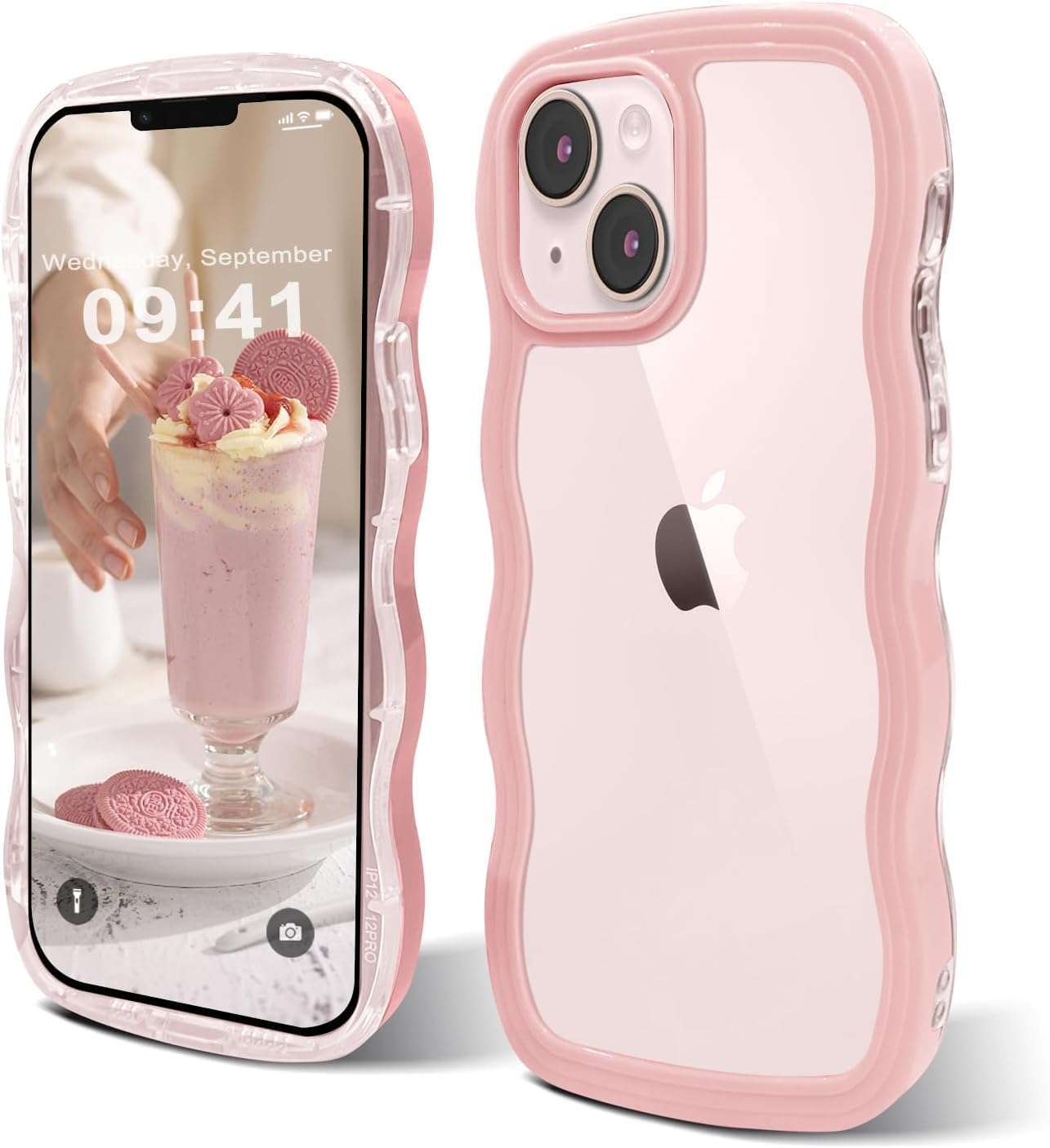 Thumbnail 5 de ORDA Cute Wave Frame Curly Shape Case for iPhone 11 Pro Max (Purple)