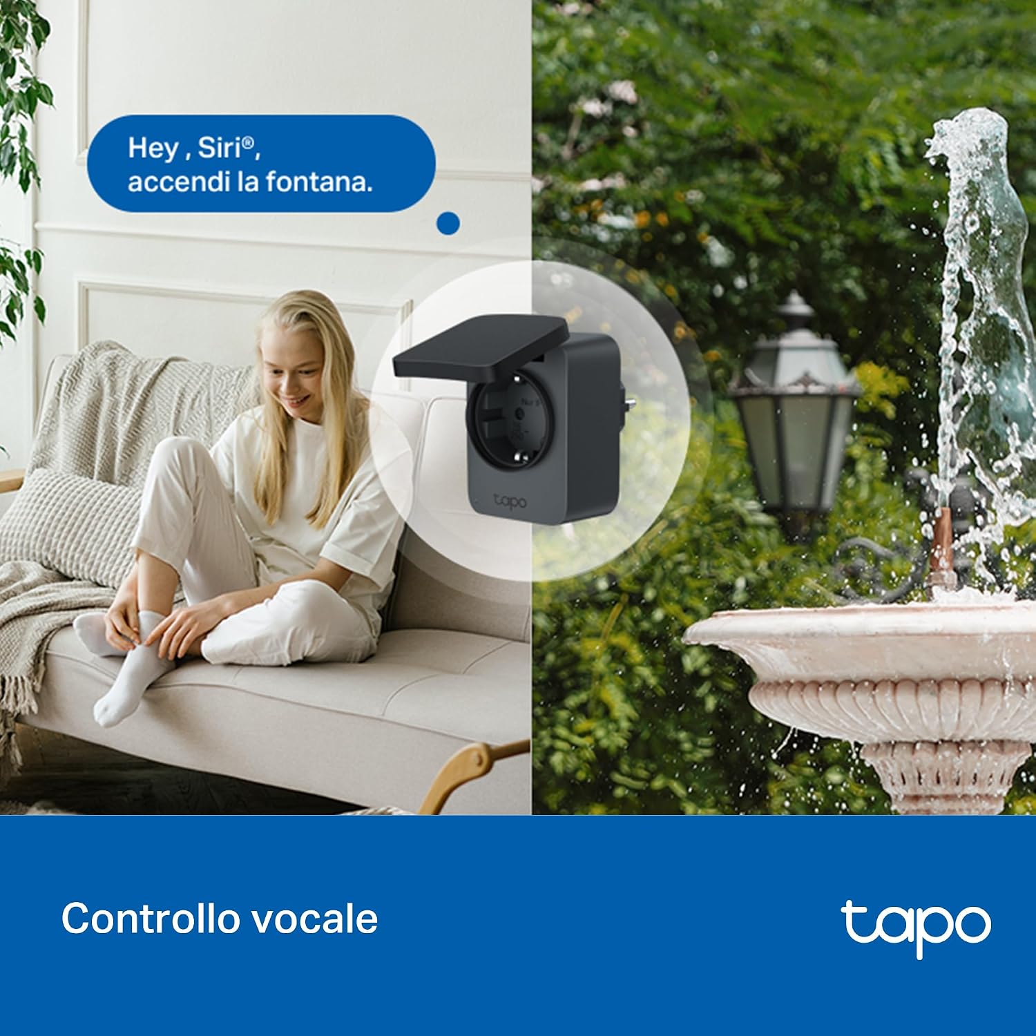 Thumbnail 6 de Tapo P410M: presa smart esterna con controllo vocale, monitoraggio energetico e gestione da remoto