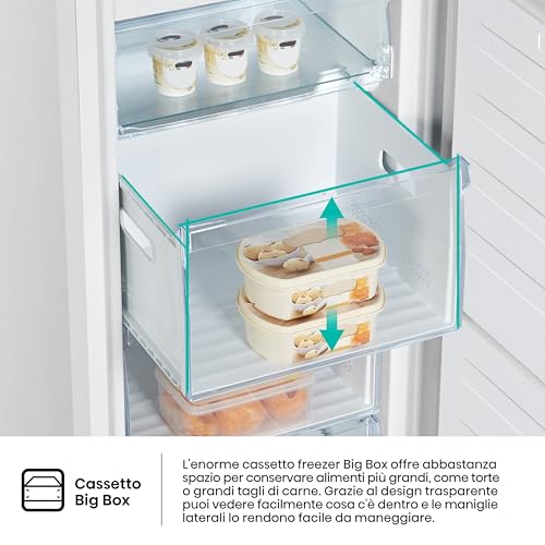 Thumbnail 10 de FV245N4AW2 Freezer verticale Hisense: 194 L, Total No Frost, bianco, porte reversibili